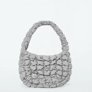 (Sold) COS quilted bag mini bag grey